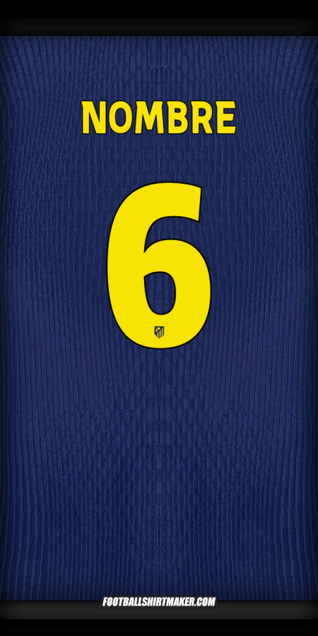 Camiseta Atletico Madrid Cup 2025/2026 Visita -  nombre - 6