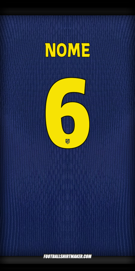 Camisa Atletico Madrid Cup 2025/2026 Alternativa -  nome - 6