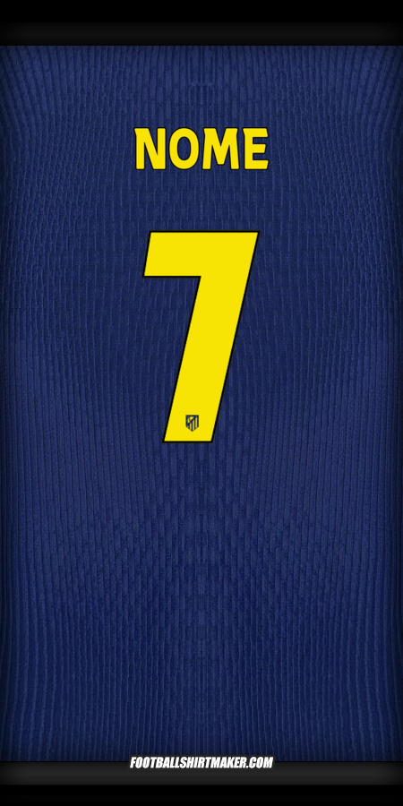 Camisa Atletico Madrid Cup 2025/2026 Alternativa -  nome - 7