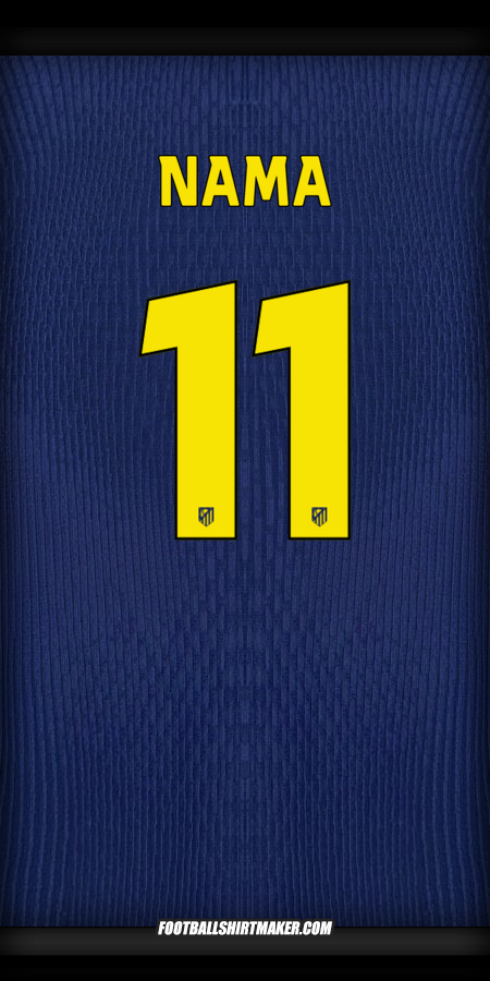 Jersey Atletico Madrid Cup 2025/2026 Alternatif -  nama - 11