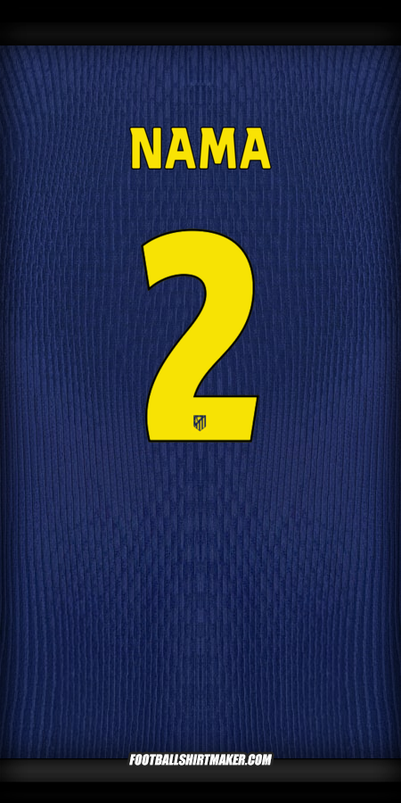 Jersey Atletico Madrid Cup 2025/2026 Alternatif -  nama - 2