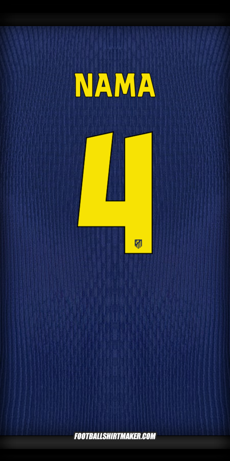 Jersey Atletico Madrid Cup 2025/2026 Alternatif -  nama - 4