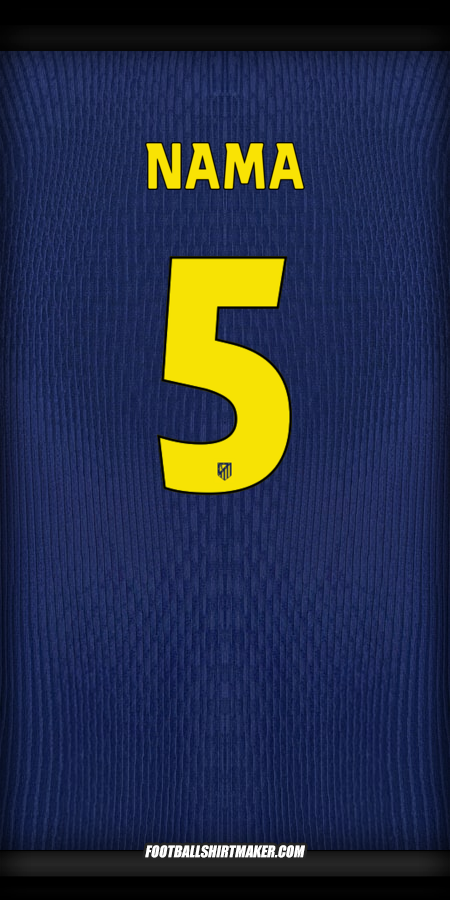 Jersey Atletico Madrid Cup 2025/2026 Alternatif -  nama - 5