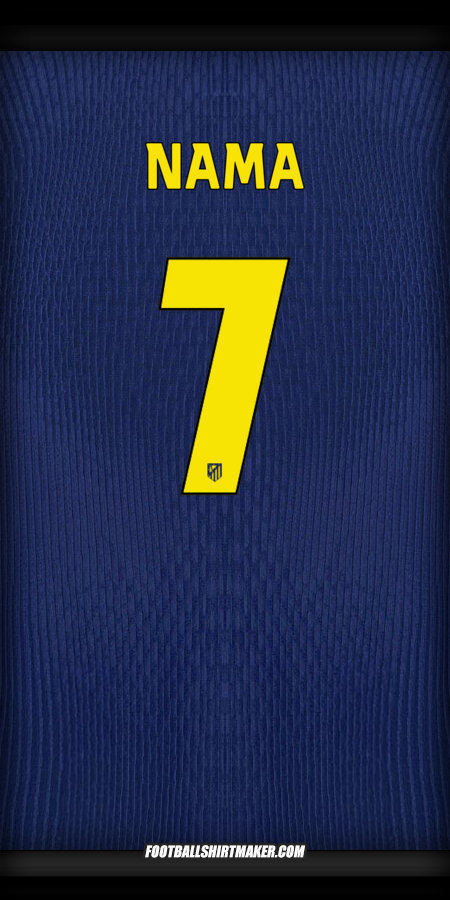 Jersey Atletico Madrid Cup 2025/2026 Alternatif -  nama - 7
