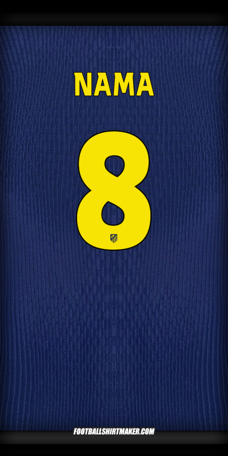 Jersey Atletico Madrid Cup 2025/2026 Alternatif -  nama - 8