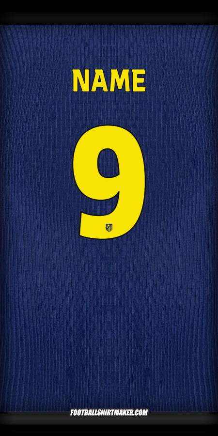 Shirt Atletico Madrid Cup 2025/2026 Away -  name - 9