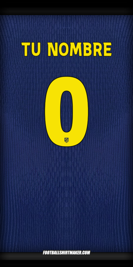 Jersey Atletico Madrid Cup 2025/2026 II -  tu nombre - 0