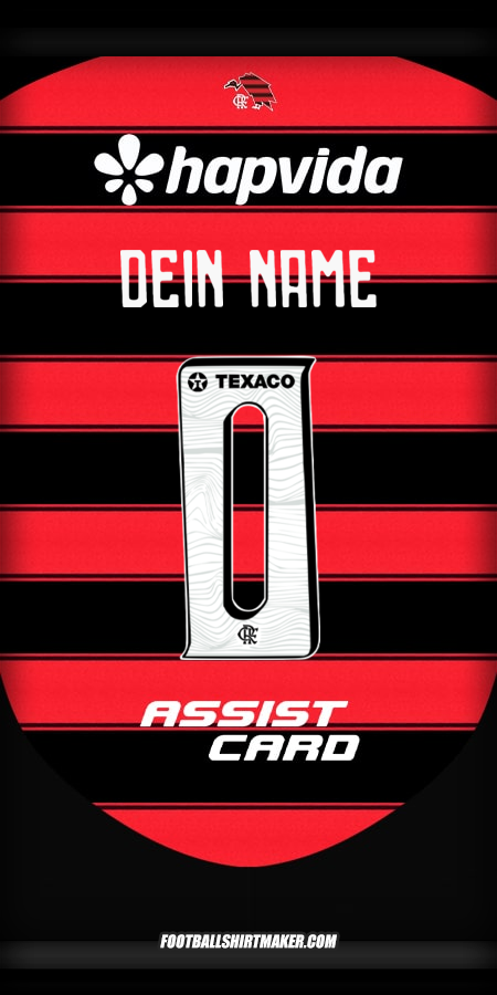 Trikot Flamengo 2025 -  dein name - 0