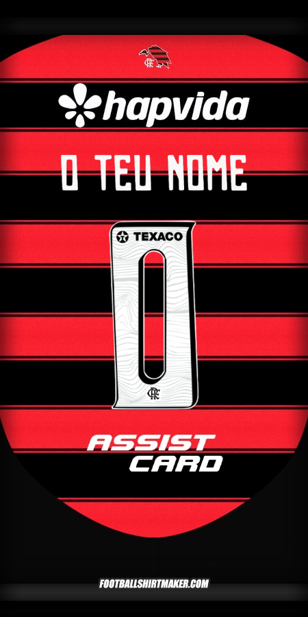 Camisola Flamengo 2025 -  o teu nome - 0
