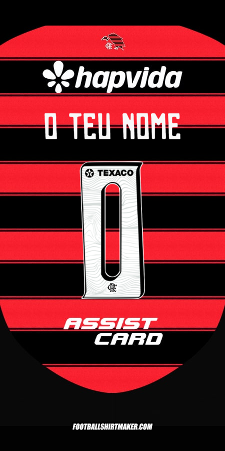 Camisola Flamengo 2025 -  o teu nome - 0