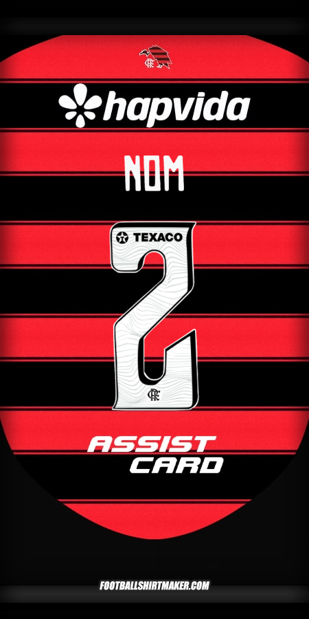 Maillot Flamengo 2025 -  nom - 2