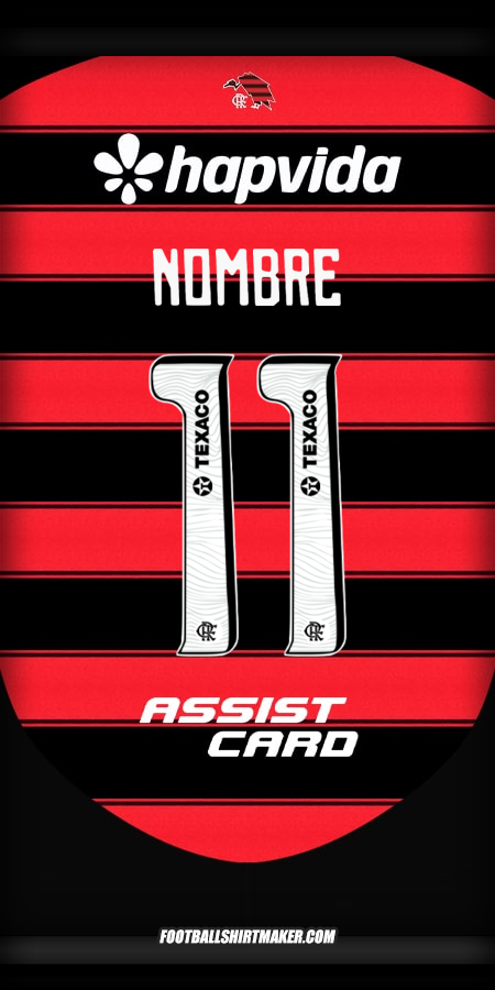 Jersey Flamengo 2025 -  nombre - 11