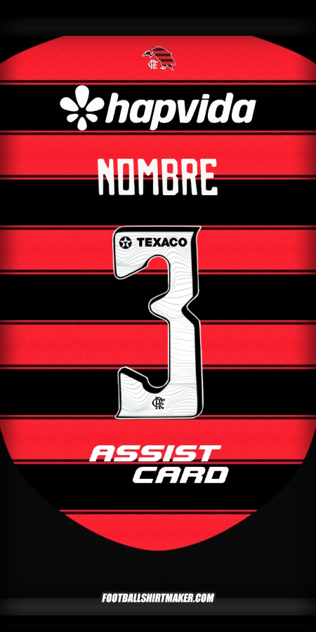 Camiseta Flamengo 2025 -  nombre - 3