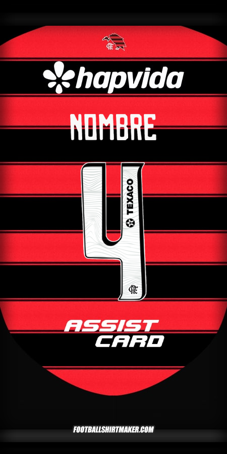 Camiseta Flamengo 2025 -  nombre - 4
