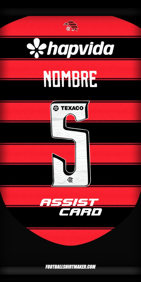Jersey Flamengo 2025 -  nombre - 5