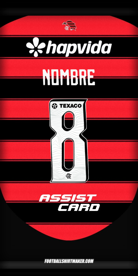Jersey Flamengo 2025 -  nombre - 8