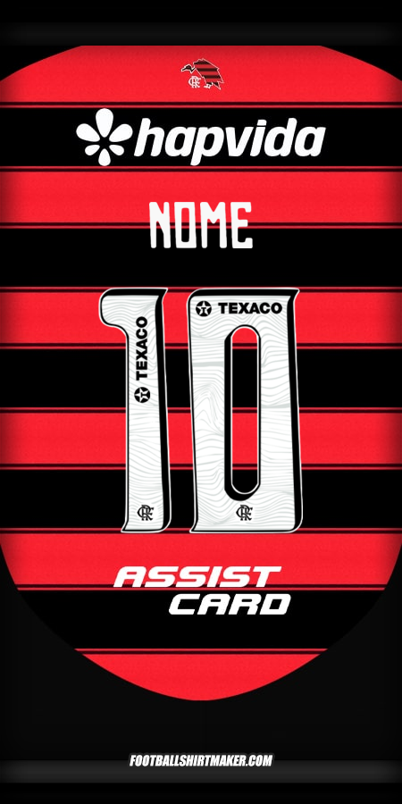 Camisola Flamengo 2025 -  nome - 10