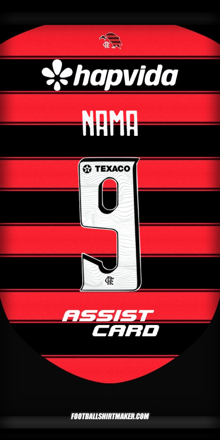 Jersey Flamengo 2025 -  nama - 9