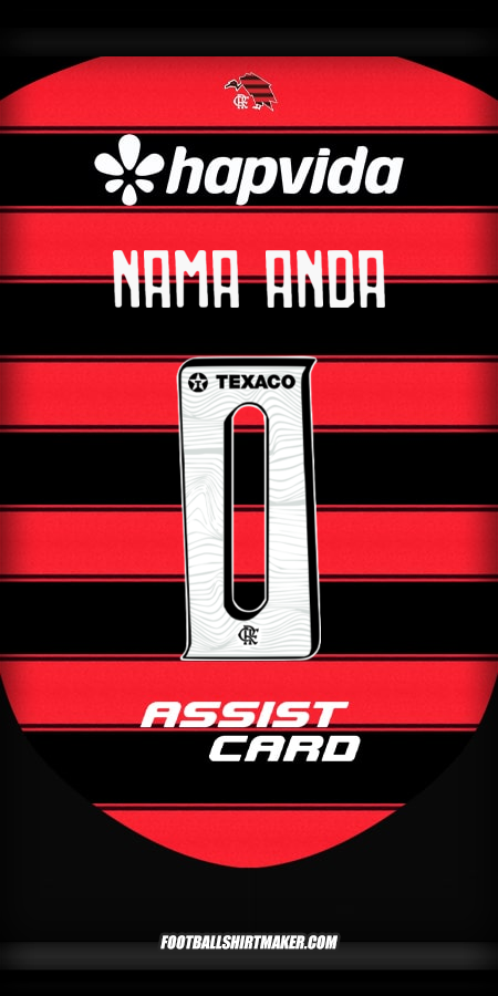 Jersey Flamengo 2025 -  nama anda - 0