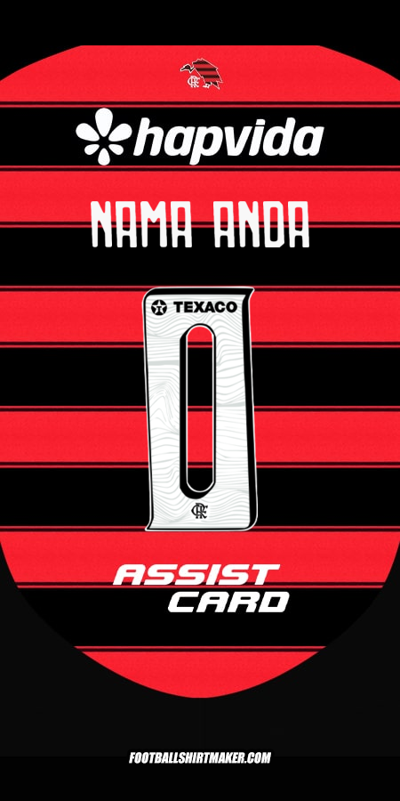 Jersey Flamengo 2025 -  nama anda - 0