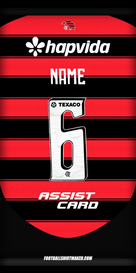 Jersey Flamengo 2025 -  name - 6
