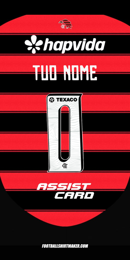 Maglia Flamengo 2025 -  tuo nome - 0