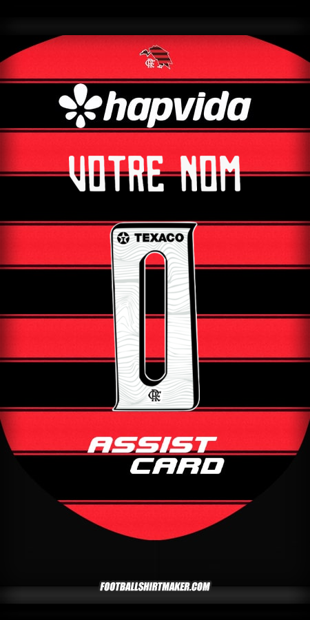 Maillot Flamengo 2025 -  votre nom - 0