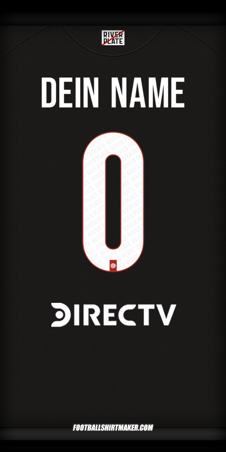 Trikot River Plate 2025/2026 II -  dein name - 0