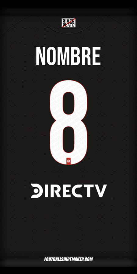 Camiseta River Plate 2025/2026 Visita -  nombre - 8