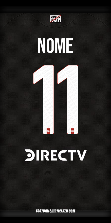 Maglia River Plate 2025/2026 Seconda -  nome - 11