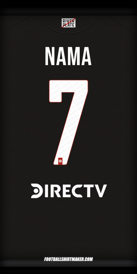 Jersey River Plate 2025/2026 Alternatif -  nama - 7