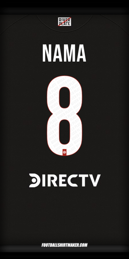 Jersey River Plate 2025/2026 Alternatif -  nama - 8