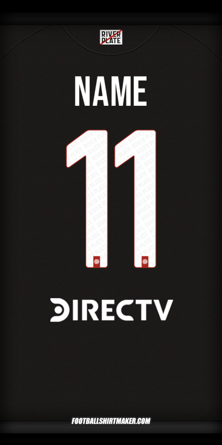 Jersey River Plate 2025/2026 Away -  name - 11