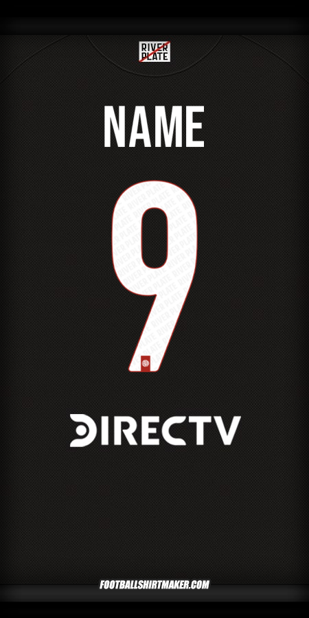 Shirt River Plate 2025/2026 Away -  name - 9