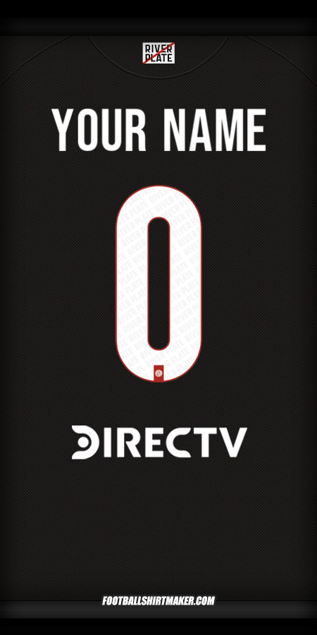 Shirt River Plate 2025/2026 Away -  your name - 0