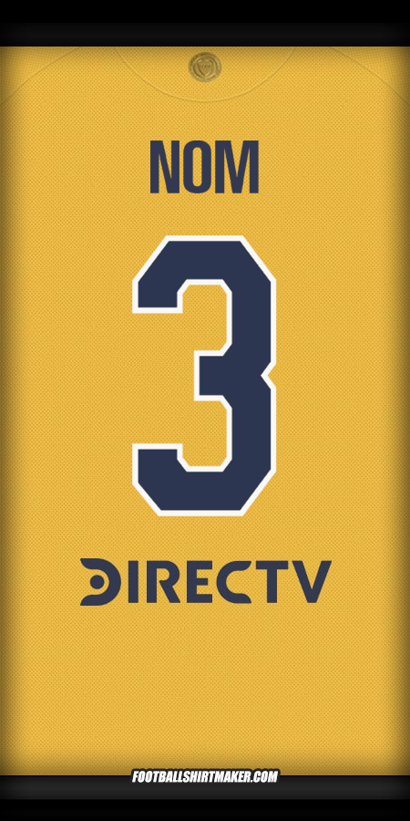 Maillot Boca Juniors 2025/2026 Extérieur -  nom - 3