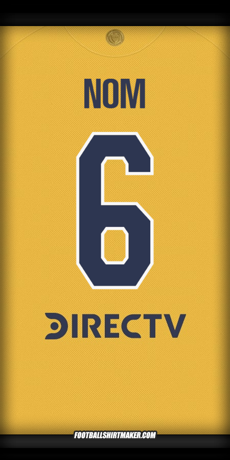 Maillot Boca Juniors 2025/2026 Extérieur -  nom - 6