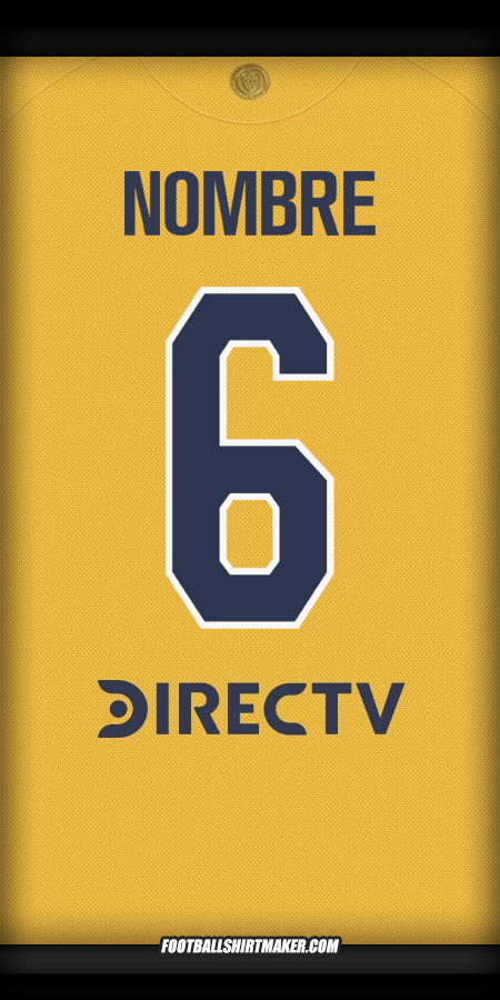 Jersey Boca Juniors 2025/2026 Visita -  nombre - 6