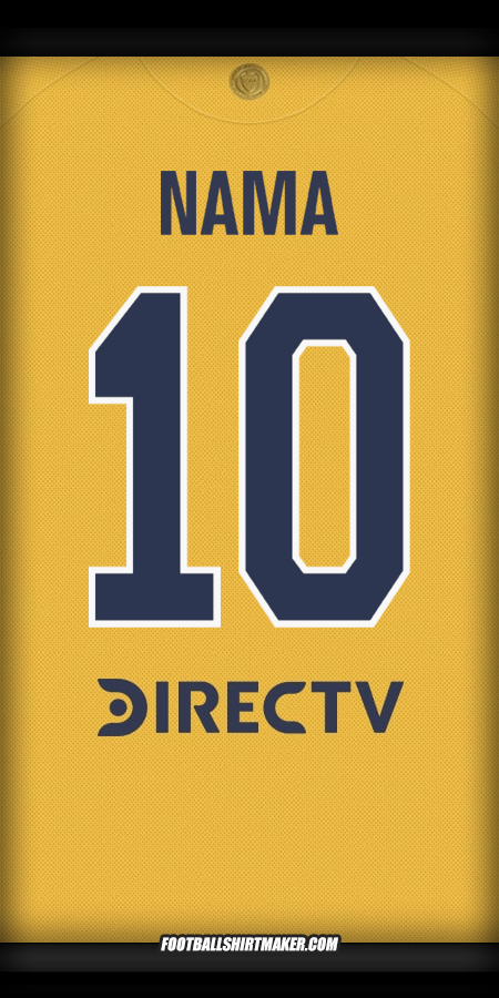Jersey Boca Juniors 2025/2026 Alternatif -  nama - 10