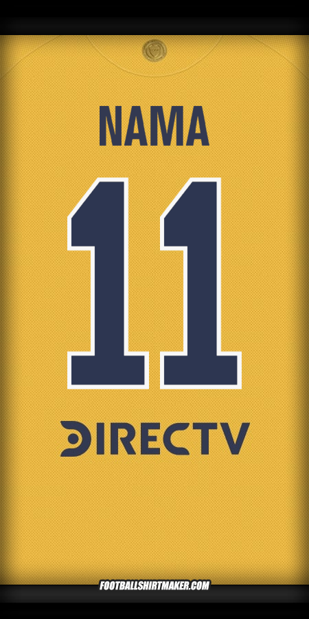 Jersey Boca Juniors 2025/2026 Alternatif -  nama - 11