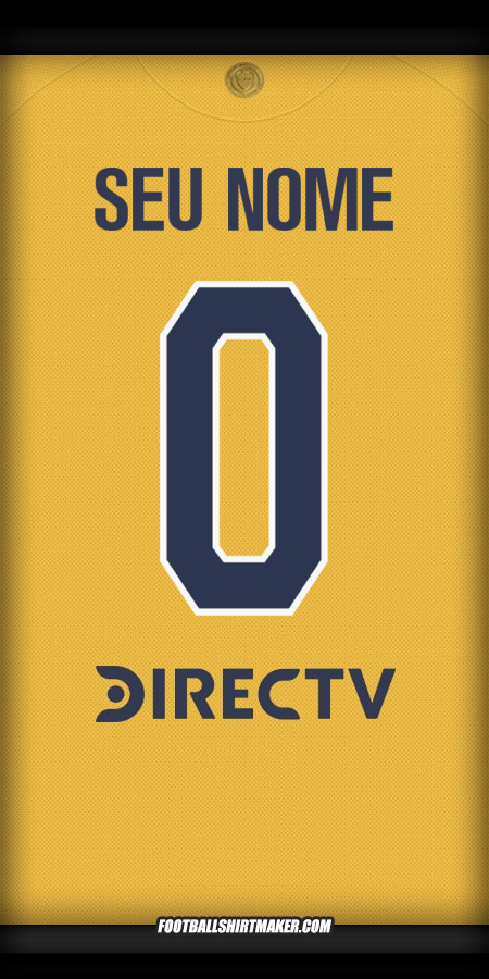 Camisa Boca Juniors 2025/2026 Alternativa -  seu nome - 0