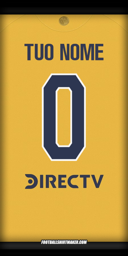 Maglia Boca Juniors 2025/2026 Seconda -  tuo nome - 0