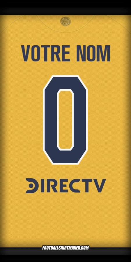 Maillot Boca Juniors 2025/2026 Extérieur -  votre nom - 0