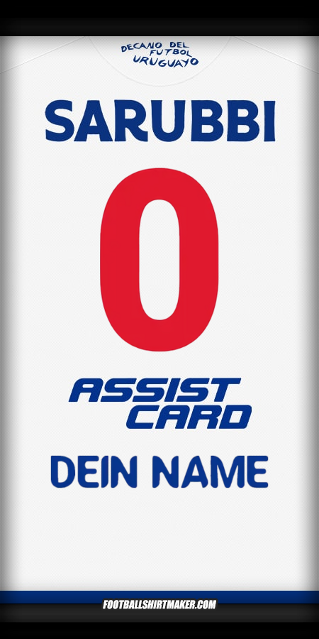 Trikot Club Nacional 2025 -  dein name - 0