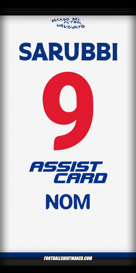 Maillot Club Nacional 2025 -  nom - 9