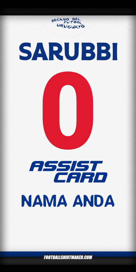 Jersey Club Nacional 2025 -  nama anda - 0