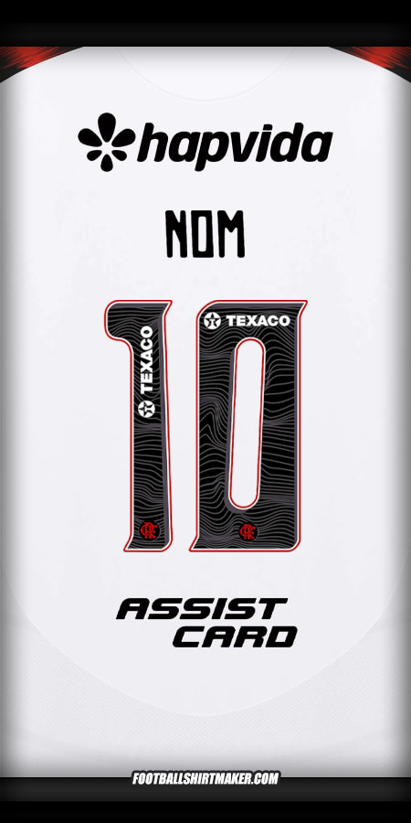 Maillot Flamengo 2025 Extérieur -  nom - 10