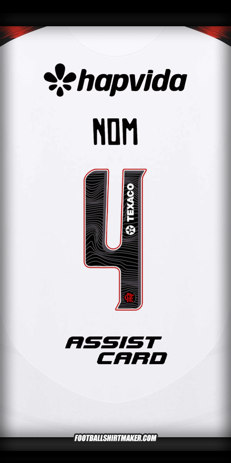 Maillot Flamengo 2025 Extérieur -  nom - 4