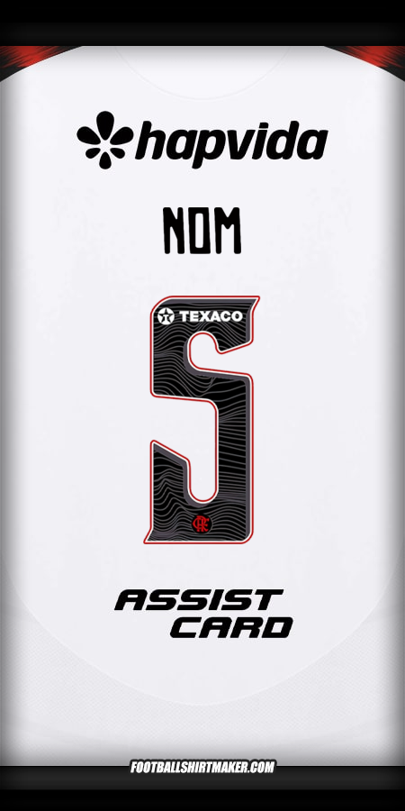 Maillot Flamengo 2025 Extérieur -  nom - 5
