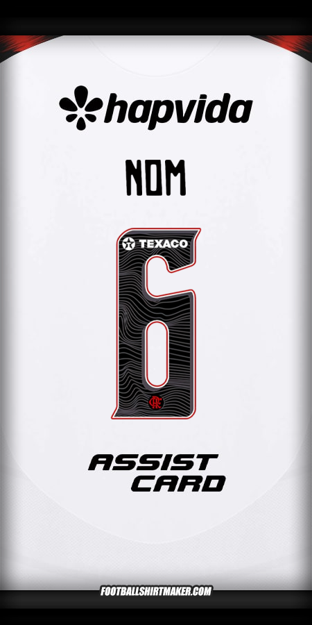 Maillot Flamengo 2025 Extérieur -  nom - 6